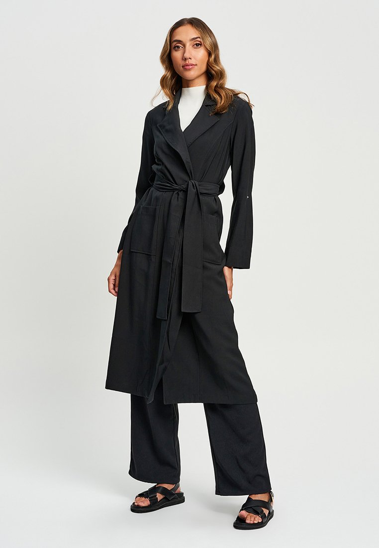WILLA BOTANIST - Trenchcoat - black
