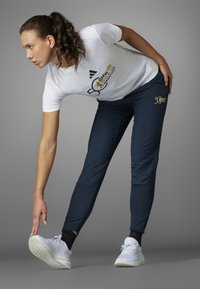 adidas Performance BER LOGO  - T-shirts print - white