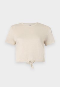 ONLAMBER LIFE KNOT - T-shirts - cloud dancer/frosted almond