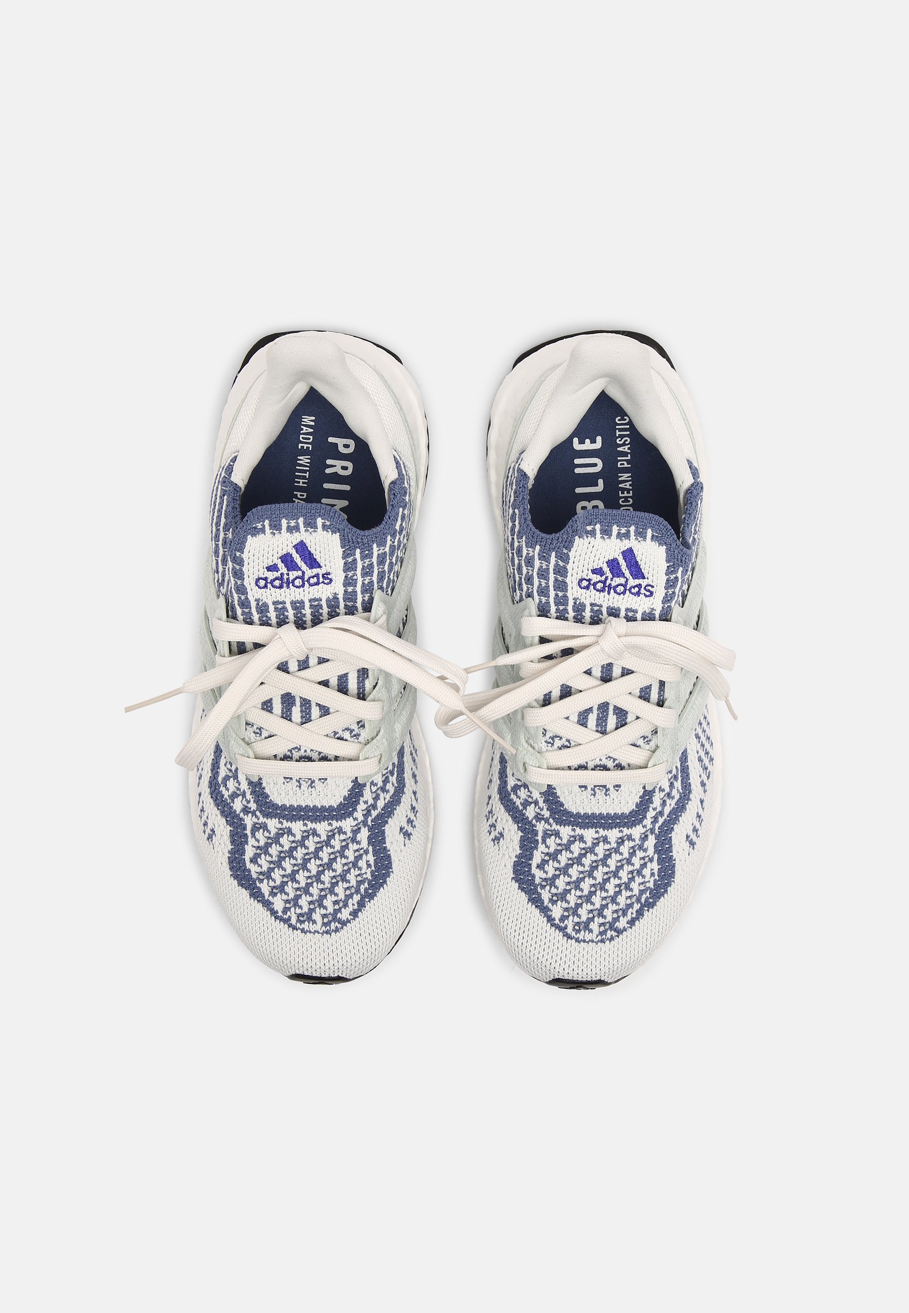 adidas Performance ULTRABOOST 6.0 UNISEX - Trainers - white/crew blue/white  - Zalando.de