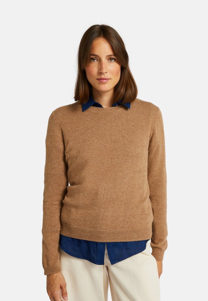 Monoprix COL ROND  - Pullover - beige chine