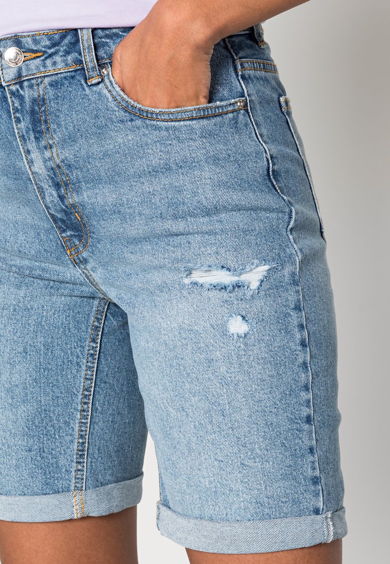 Damen Kleider | Vero Moda VMBRENDA LONG MIX Jeans Shorts light blue denim/light-blue denim - PO72882 Damen Kleider | Vero Moda VMBRENDA LONG MIX Jeans Shorts light blue denim/light-blue denim - PO72882