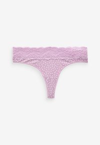 Next MONOCHROME KNICKERS FOUR PACK - String - pink purple green spot print