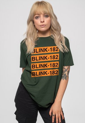 Paradiso Clothing BLINK-182 LOGO REPEAT - Print T-shirt - green