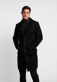 Pier One by Zalando - Klassisk frakke - black Miniaturebillede 1