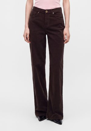 ONLY Tall, ONLHOPE GLOBAL HIGH WAIST WIDE - Pantalon classique - black coffee