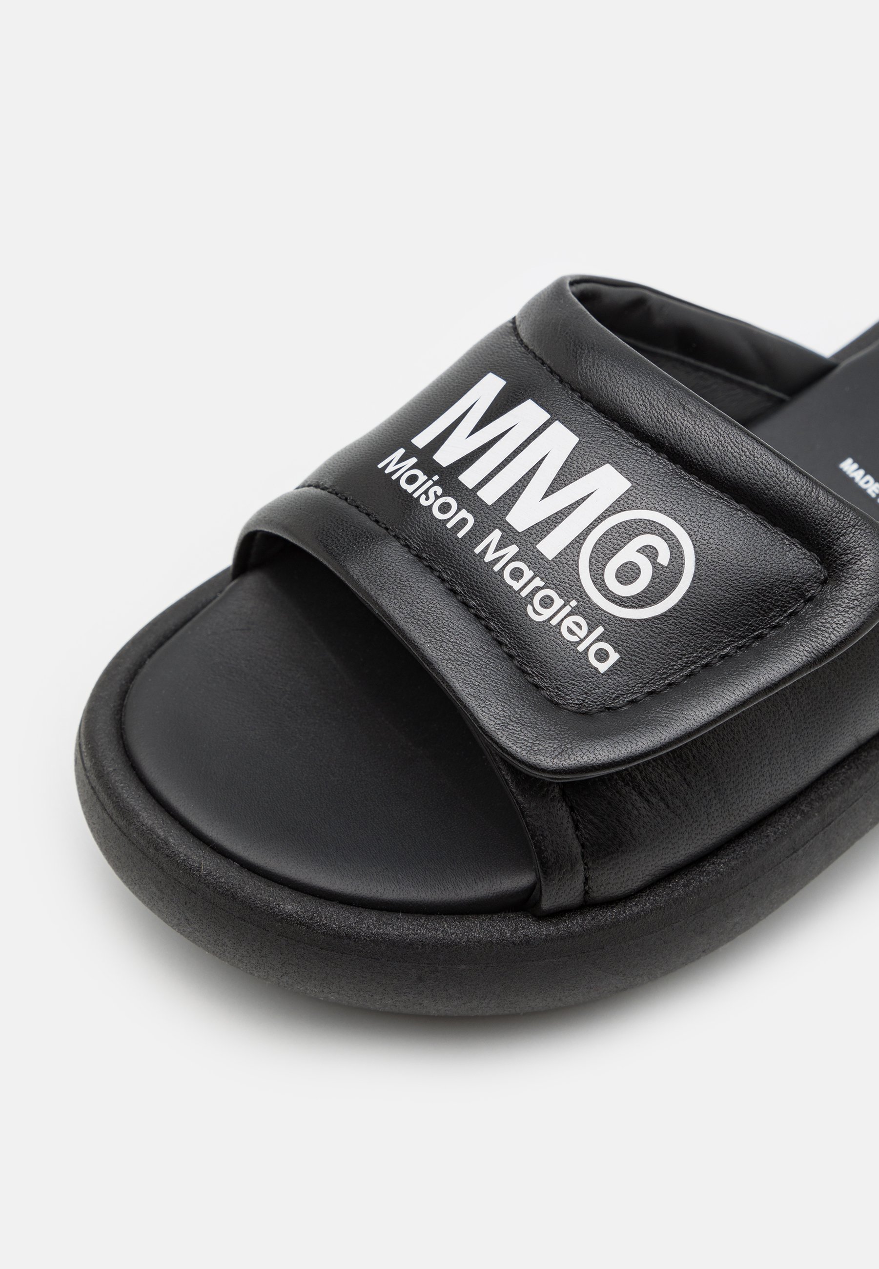 MM6 Maison Margiela UNISEX - Papuci - black/white/negru - Zalando.ro