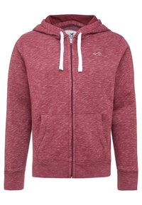 Hollister Co. Sudadera con cremallera - bordeaux
