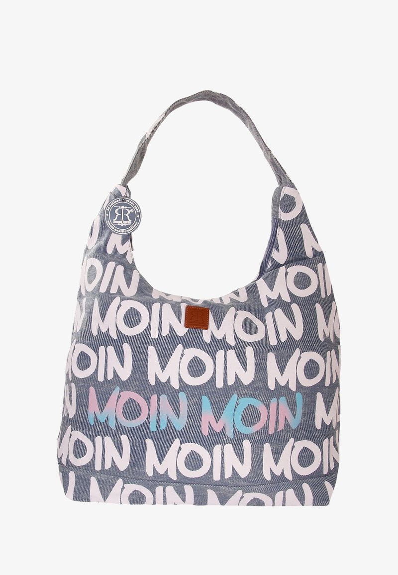 Moin Robi Robin Ruth MOIN KOLLEKTION - Handtasche - hellblau weiß/hellblau ...