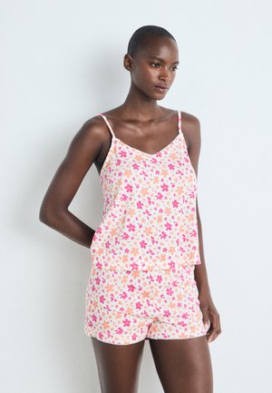 LASCANA LSCN BY LASCANA SHORTY - Komplet pižame - creme