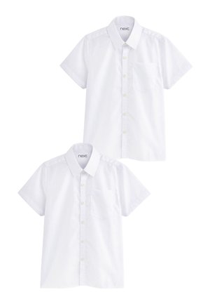 Next, NEXT 2 PACK SHORT SLEEVE SHIRTS (3-17YRS) - Skjorter - white