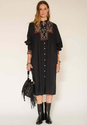 Robe chemise - noir