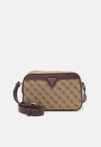 Guess - VEZZOLA JACQUARD UNISEX  - Keresztpántos táska - beige/brown Miniatűr kép 1