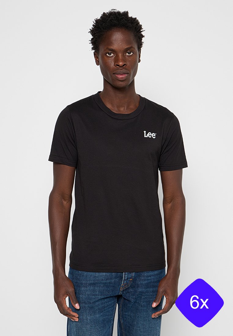 Lee T-shirt basic zwart