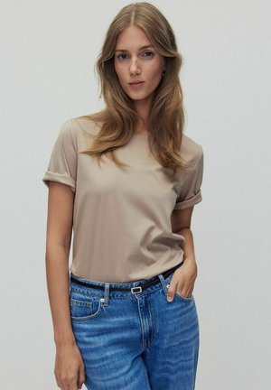 STOCKH LM Studio MAIA PREMIUM - Basic T-shirt - taupe