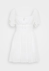 CHANNELED SKORT DRESS  - Dienas kleita - bright white