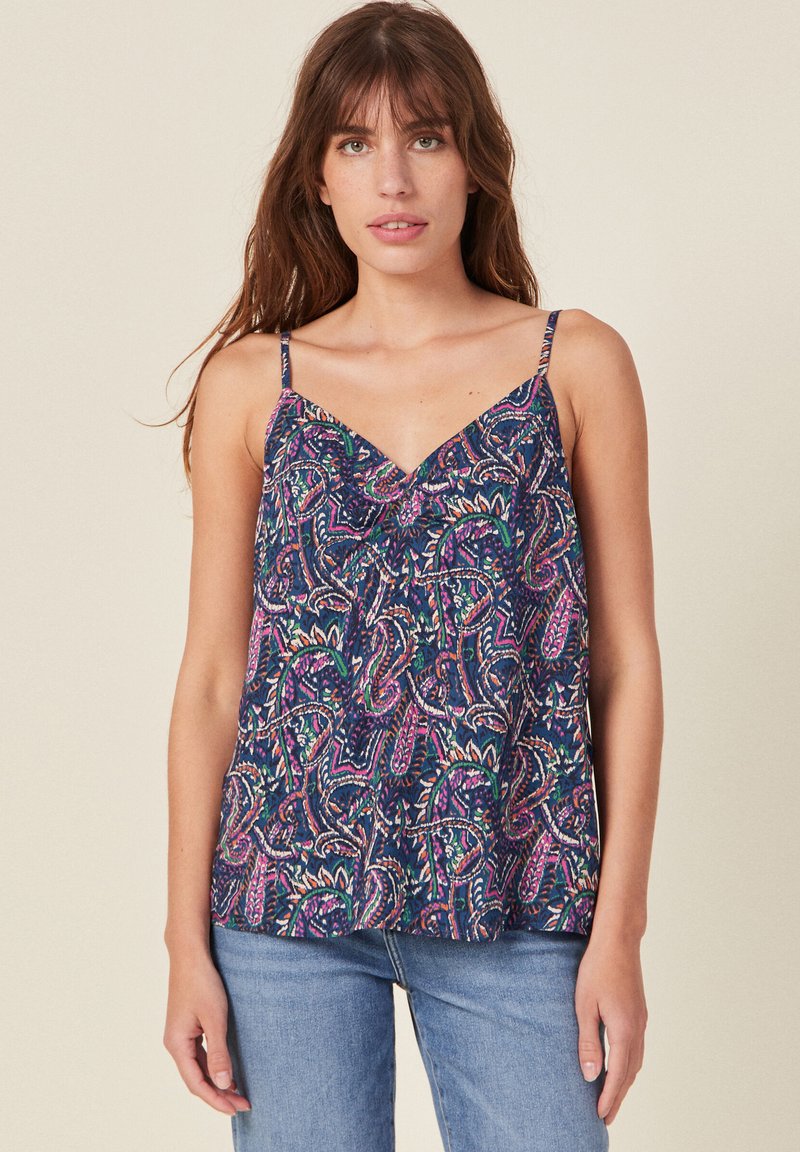 BONOBO Jeans CARACO MIT SCHMALEN TRÄGERN - Camicetta - bleu