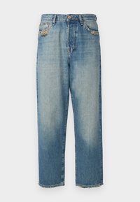 JJIALEX JJCOOPER - Túlméretezett farmernadrág - blue denim