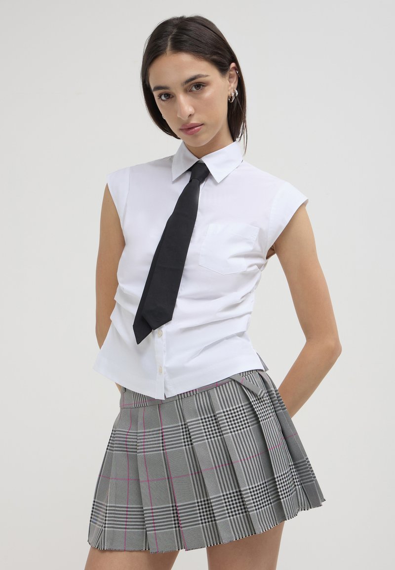 Calliope MANICA AD ALETTA  - Camicia - bianco