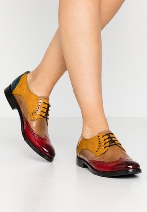 AMELIE - Lace-ups - ruby/ocralce/lake