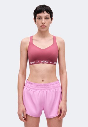 Nike Performance, W NK DF INDY HGH SPT BRA - Reggiseno sportivo con sostegno elevato - pink smoke