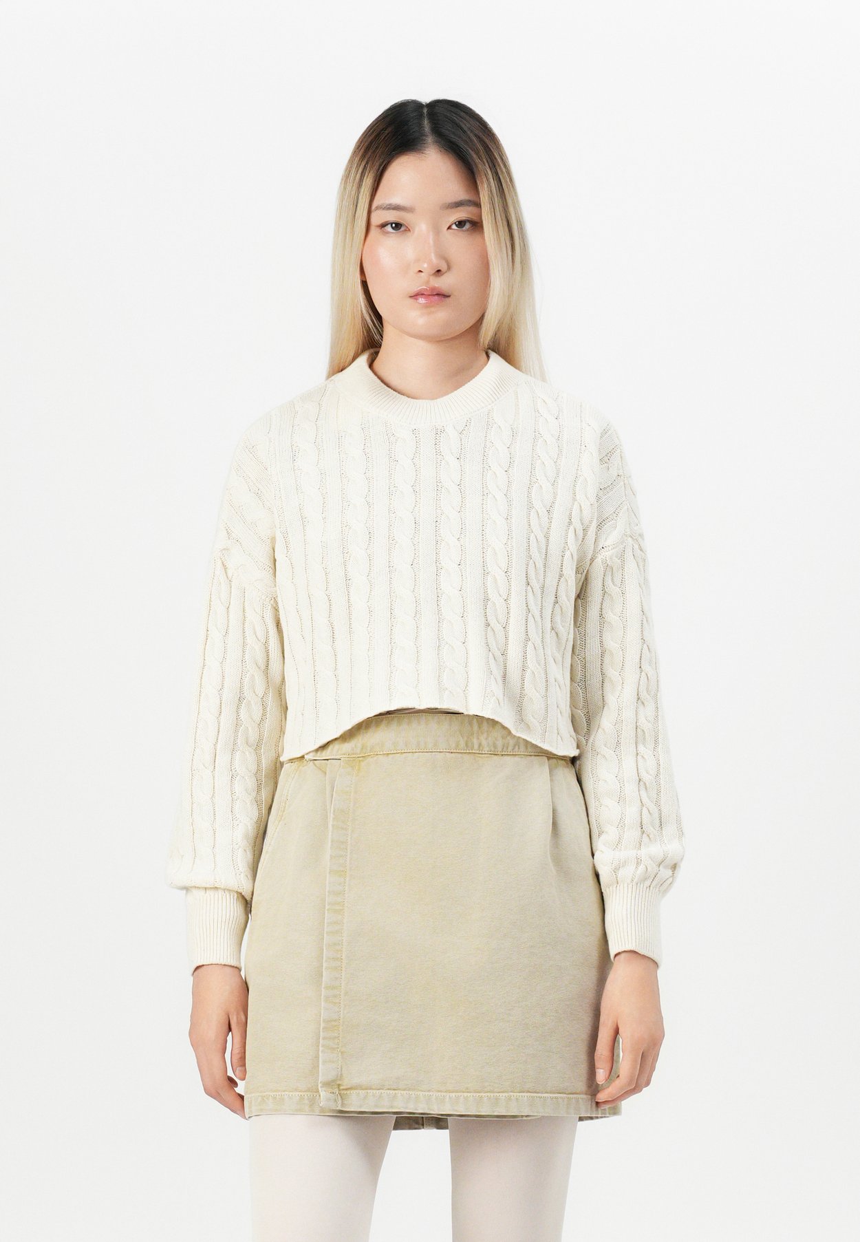 ONLBIRTIE SHORT CABLE O NECK