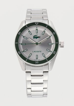 Lacoste BOSTON UNISEX - Ρολόι - silver-coloured/green