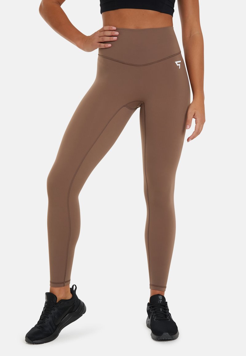SQUATPROOF Tajice-hlače - caramel brown