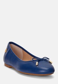 Lauren Ralph Lauren JAYNA NAPPA LEATHER FLAT - Ballerine - indigo sail