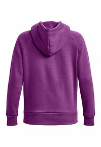 Under Armour RIVAL FLEECE BIG LOGO - Mikina s kapucňou - cassis
