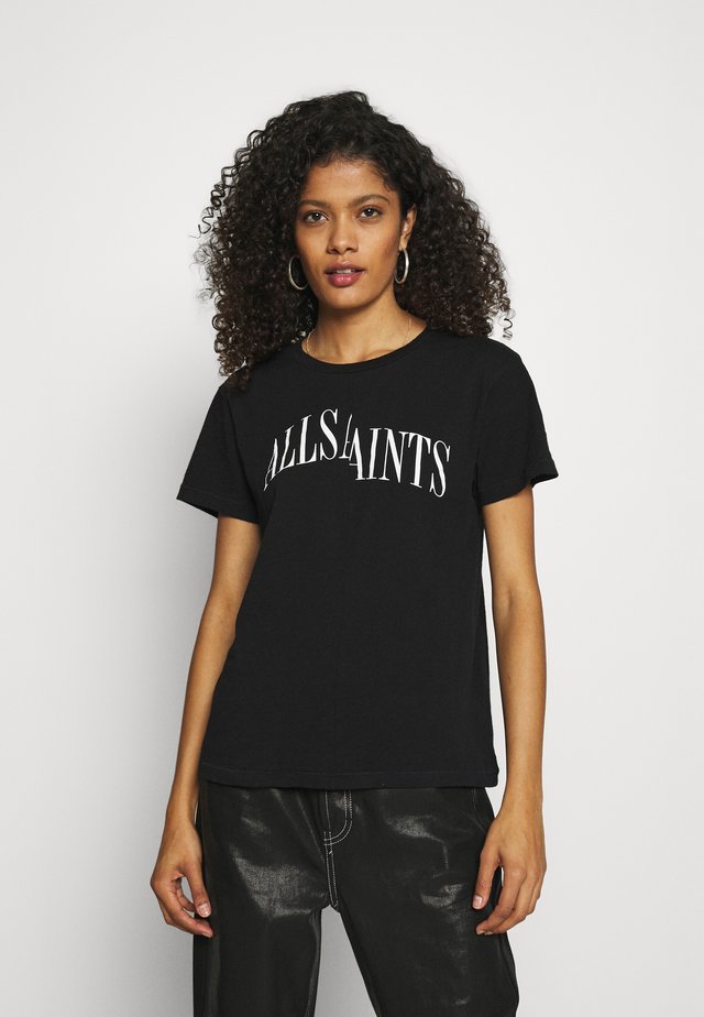 DROPOUT MIC - T-shirt z nadrukiem - black