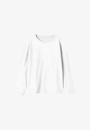 Name it, Regular Fit - T-shirt à manches longues - bright white