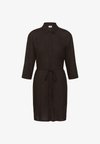 MILIA - Srajčna obleka - black coffee