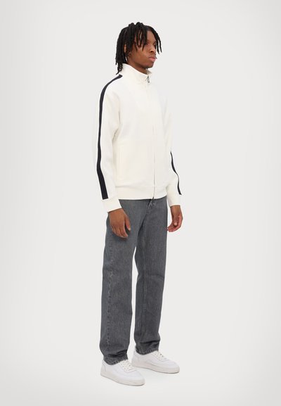 Emporio Armani FELPA - Felpa con zip - bianco caldo