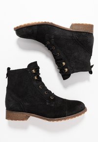 Anna Field Bottines à lacets - black