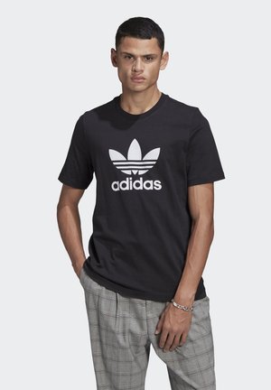 TREFOIL UNISEX - T-shirt imprimé - black/white