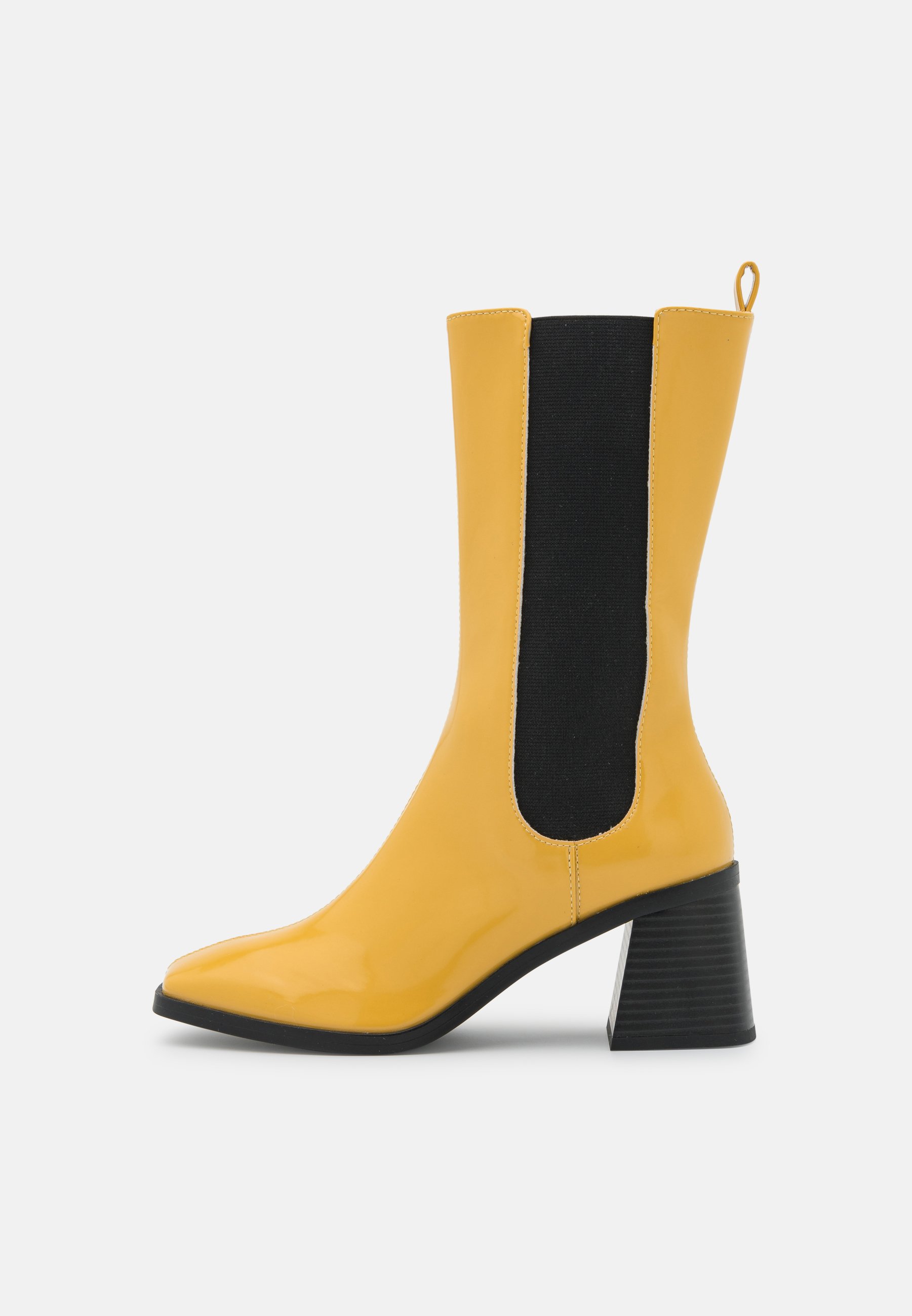 Monki ODIE BOOT VEGAN - Stivali alti - yellow medium dusty/giallo chiaro -  Zalando.it