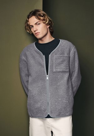 ZIP THROUGH FIT - BORG  - Jachetă din fleece - grey