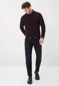 BRAX STYLE CHUCK TT - Straight leg jeans - black used