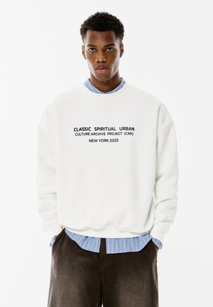 SLOGAN - Bluză de molton - white
