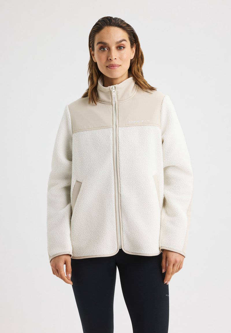 Röhnisch PHOEBE PILE - Fleecejacka - peyote beige