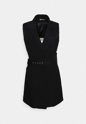 BELTED SLEEVELESS - Vest - black