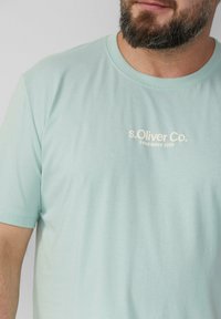 s.Oliver T-shirt basic - helles türkis