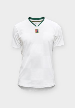 Nike Performance, NIKECOURT ADVANTAGE SLAM  - Sport T-Shirt - white/gorge green