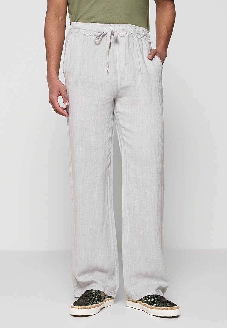 Le Monde du Lin Broek lichtgrijs Le Monde du Lin Broek lichtgrijs