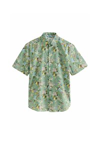 Next REGULAR FIT - PRINT SHORT SLEEVE - Camisa - seafoam green floral fruit