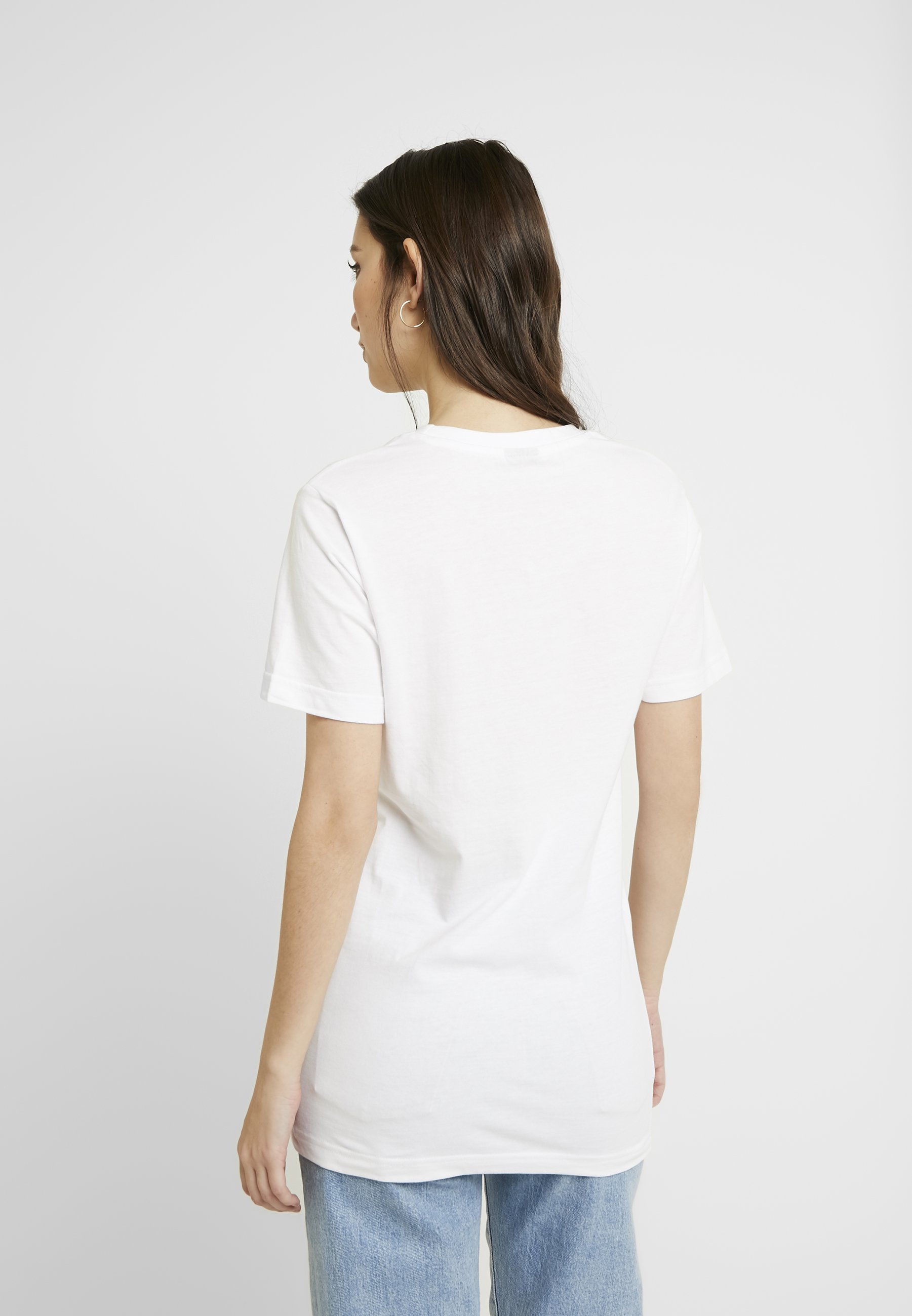 Merchcode LADIES ONE LINE TEE T shirts med print white Merchcode LADIES ONE LINE TEE - T-shirts med print - white