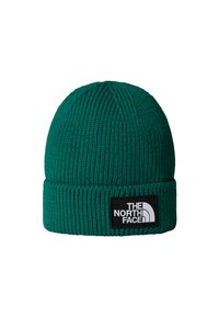LOGO BOX CUFFED BEANIE UNISEX - Muts - evergreen