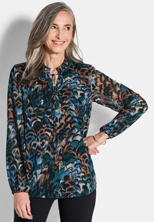 DRUCK - Bluse - royal blue patterned
