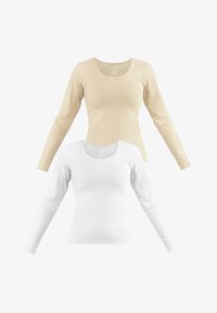 Unausgewählt, beige weiß